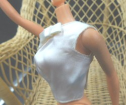 1965 BARBIE PINK SATIN FLARE SKIRT OR 1 SHOULDER PINK GLITTER OR WHITE SATIN  TOP CHOICE